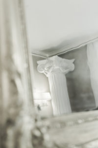 Achilleion, Corfu, column reflected in mirror Achilleion, Corfu, column reflected in mirror